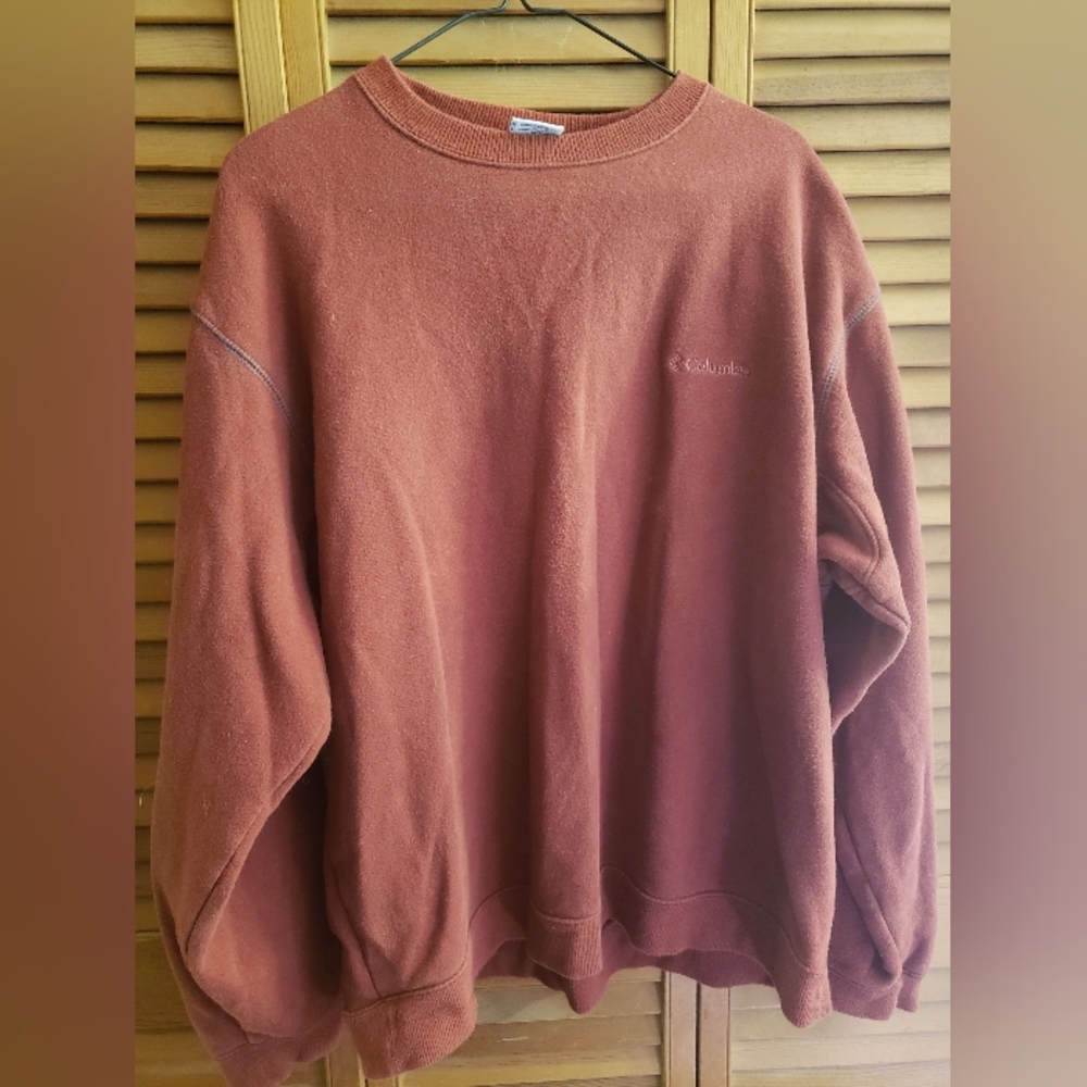Columbia Men's Warm Brown Crewneck Sweater
